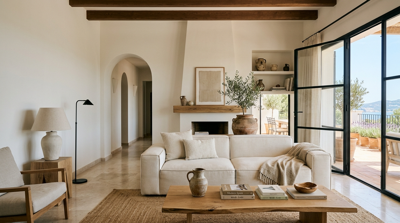 Create a courtyard feel with layered outdoor style